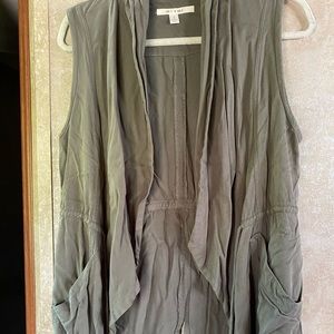 olive green vest